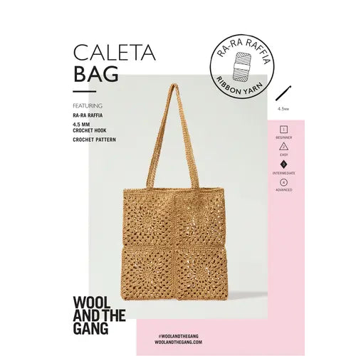 Caleta Bag, crochet pattern booklet
