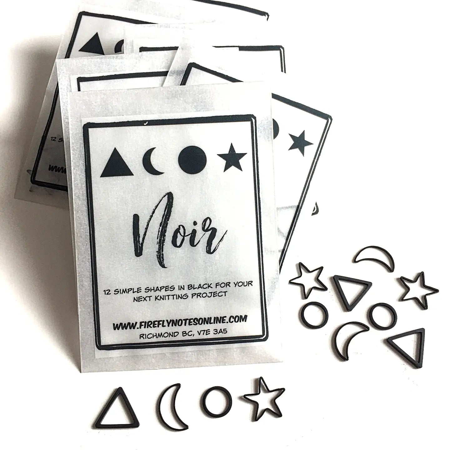 Firefly Notes – Noir Stitch Markers