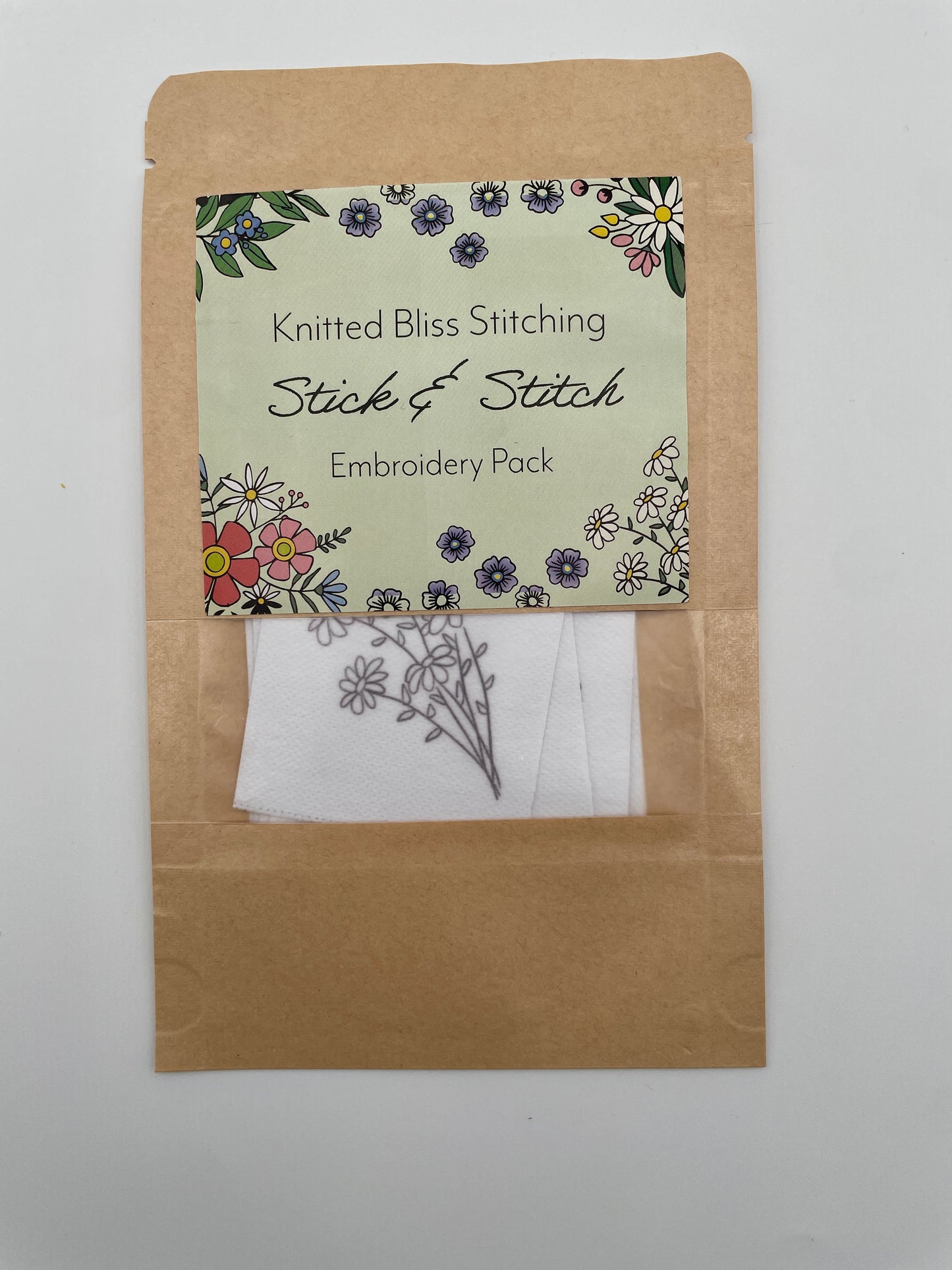 Knitted Bliss Stick & Stitch Embroidery Pack