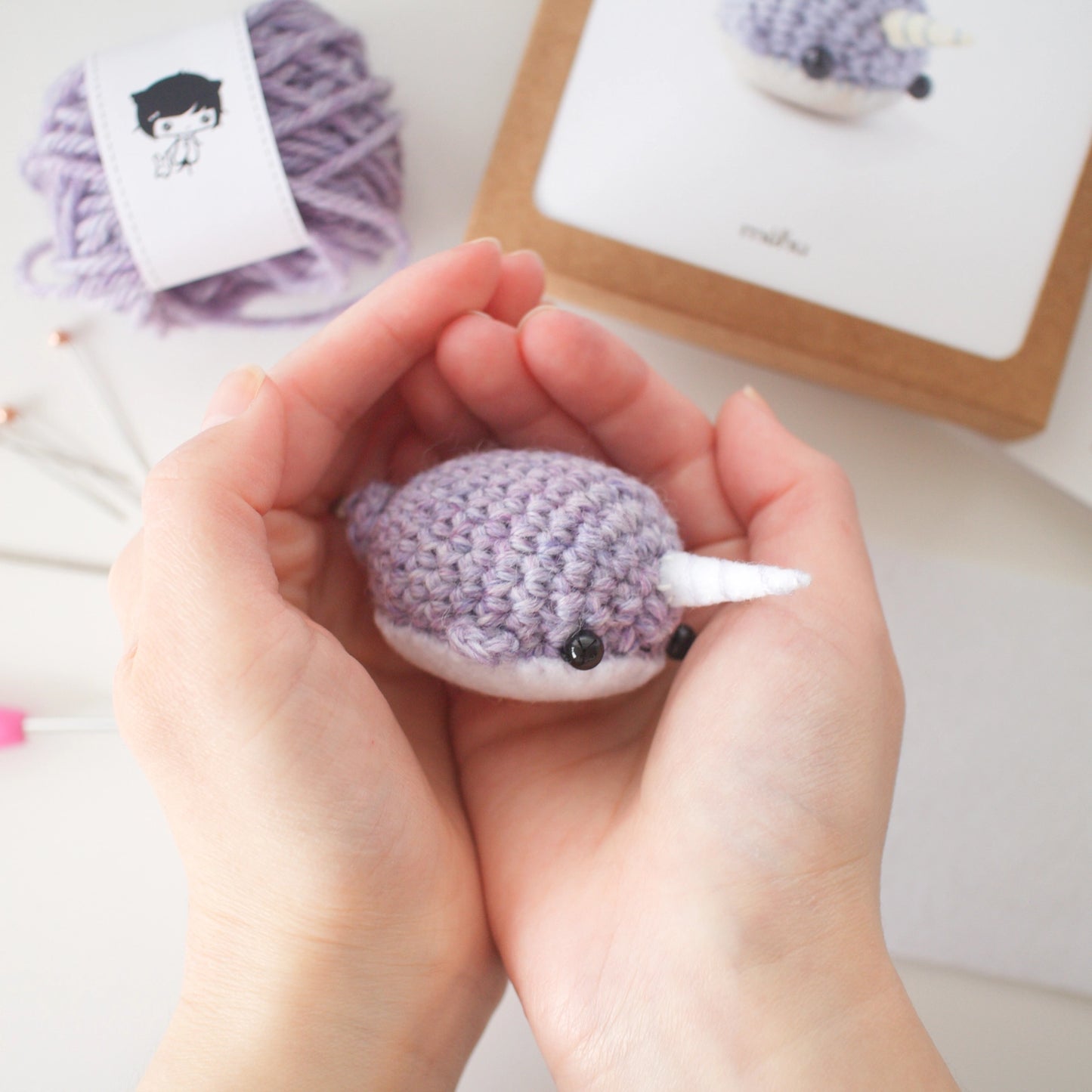 Mohu Amigurumi Kit – Narwhal