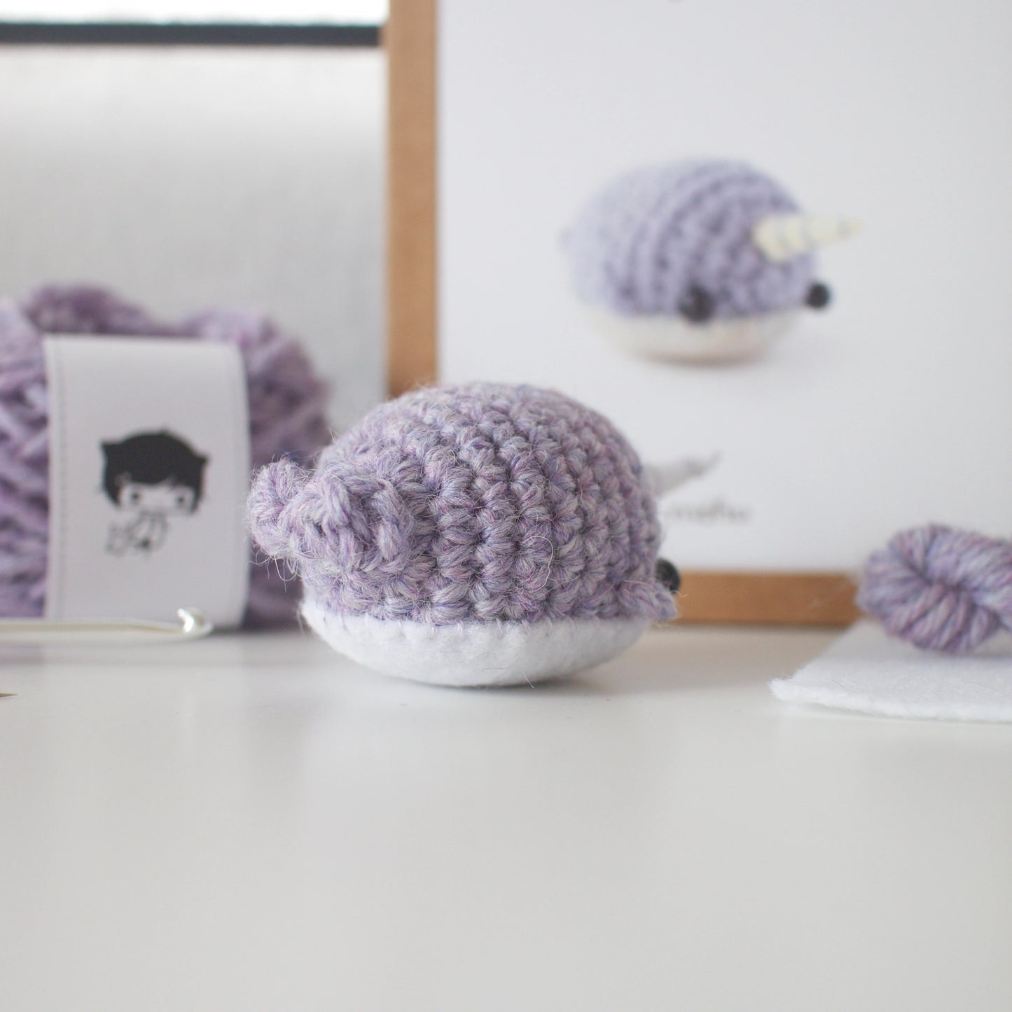 Mohu Amigurumi Kit – Narwhal