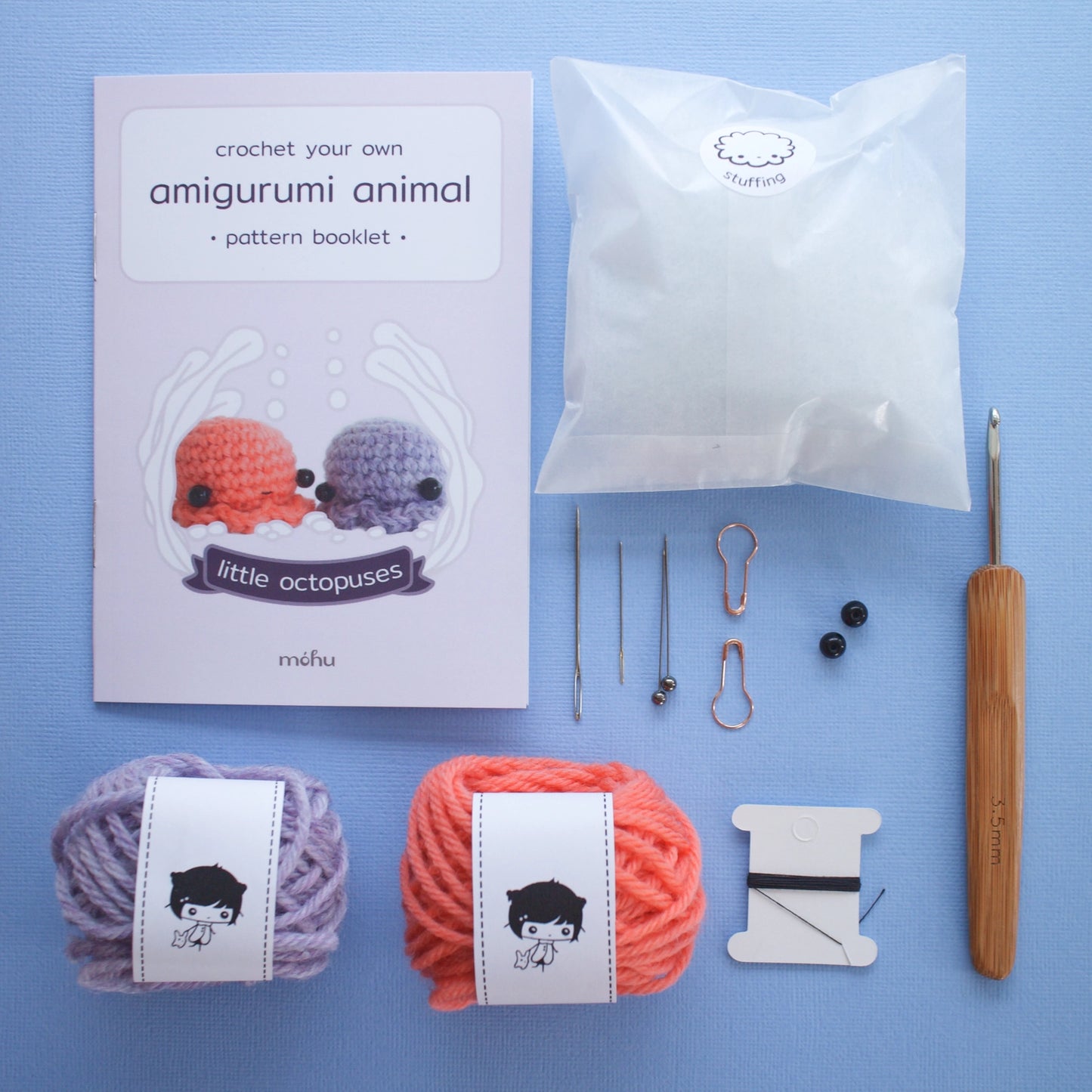 Mohu Amigurumi Kit – Octopus