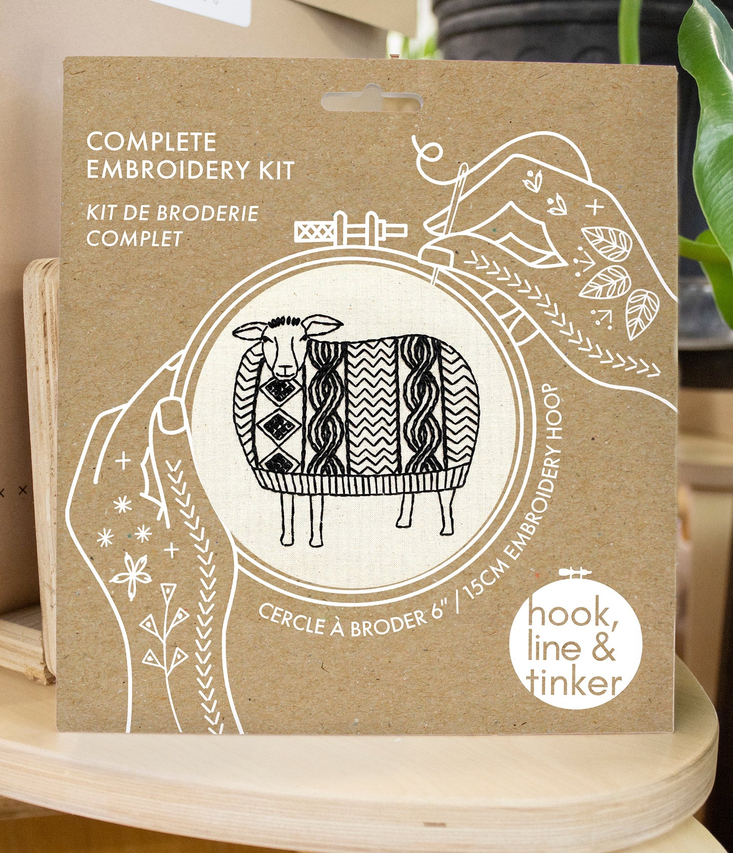 Hook, Line & Tinker Embroidery Kits