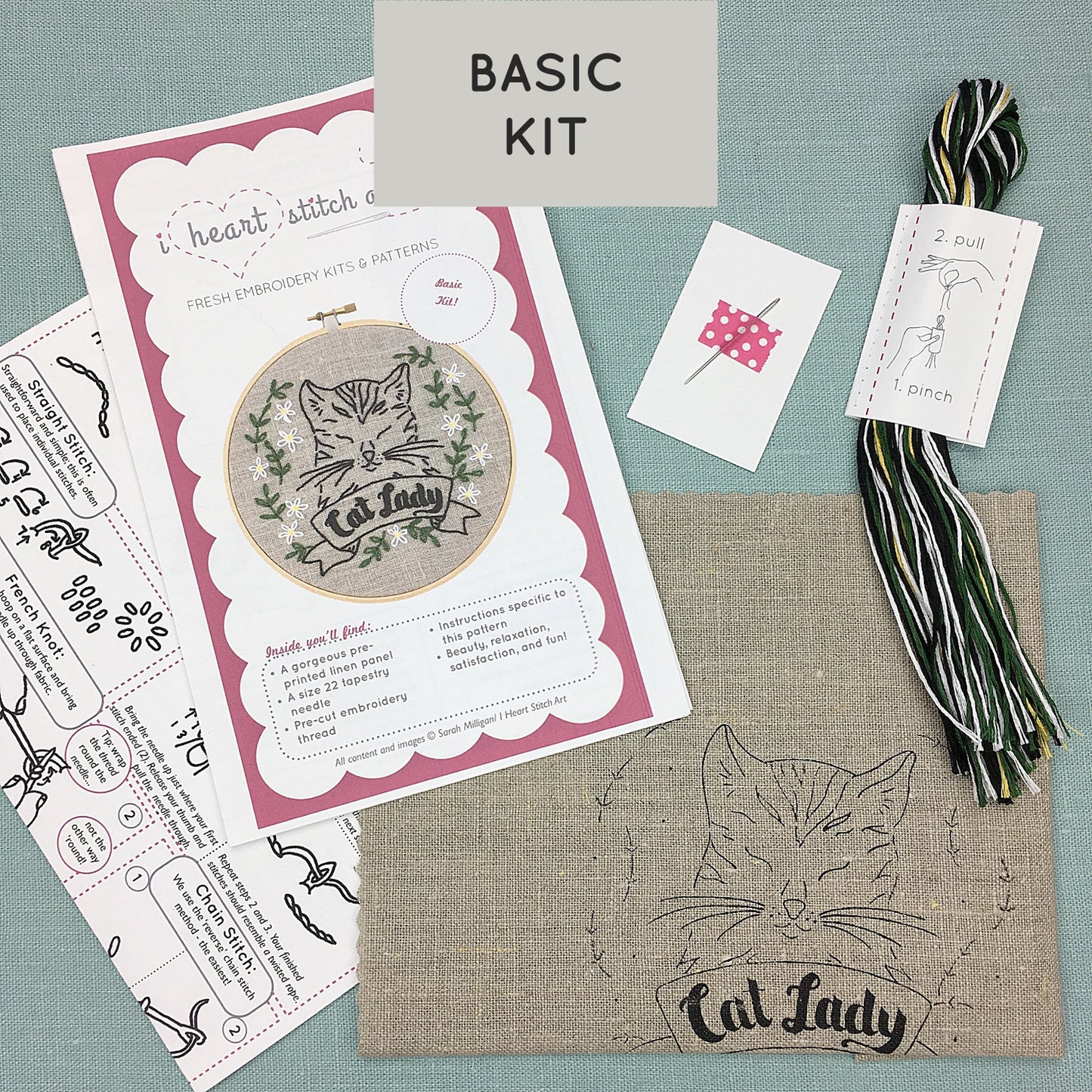I Heart Stitch Art Embroidery Kits