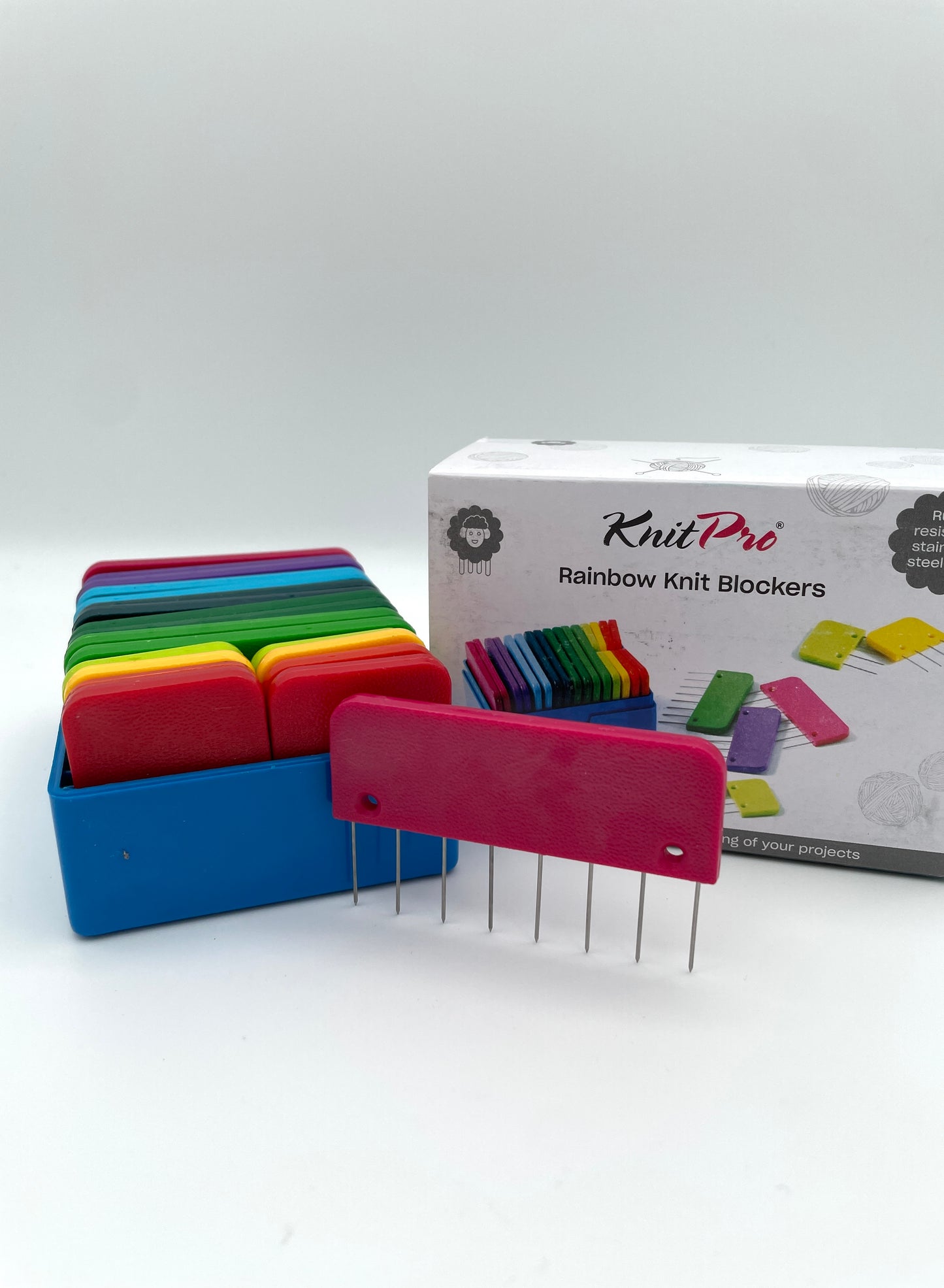 Rainbow Knit Blockers