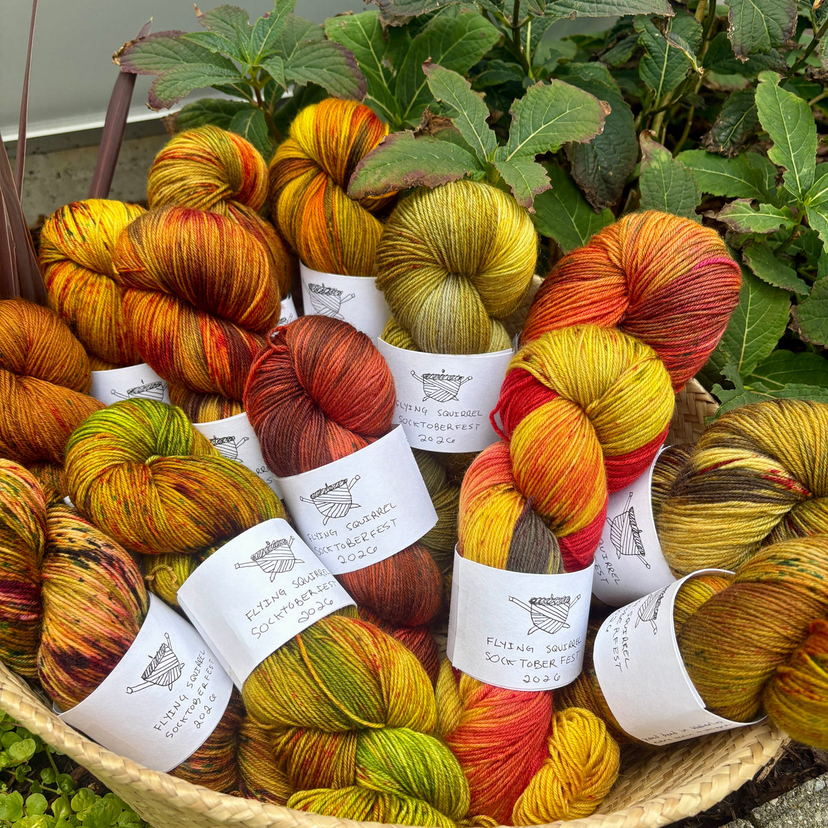 Socktoberfest Custom Sock Yarn