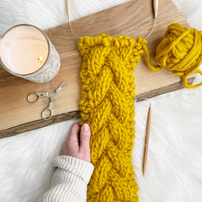 Chunky Knit Braided Headband, with Jillian of Cabin + Cove - October 21, 6:00