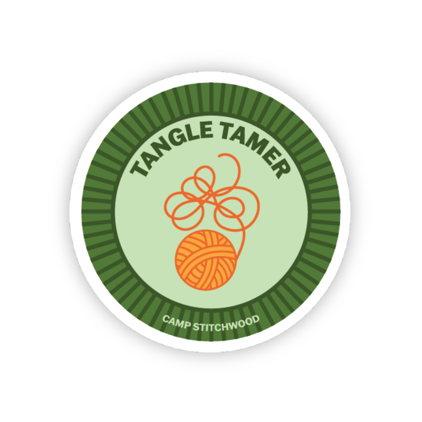 Tangle Tamer Sticker