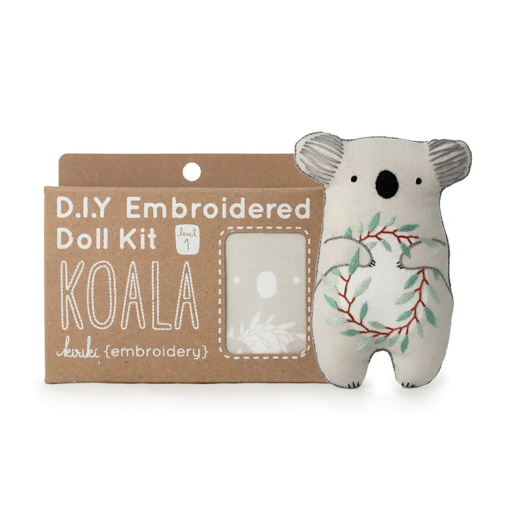Kiriki Press Emboidered Doll Kits