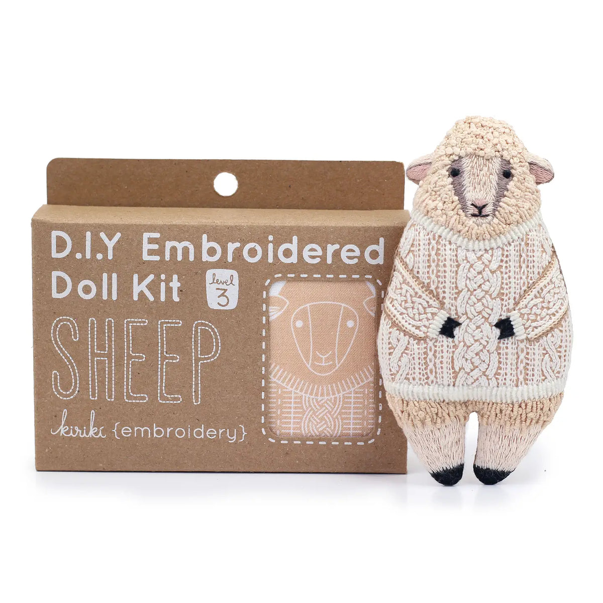 Kiriki Press Emboidered Doll Kits