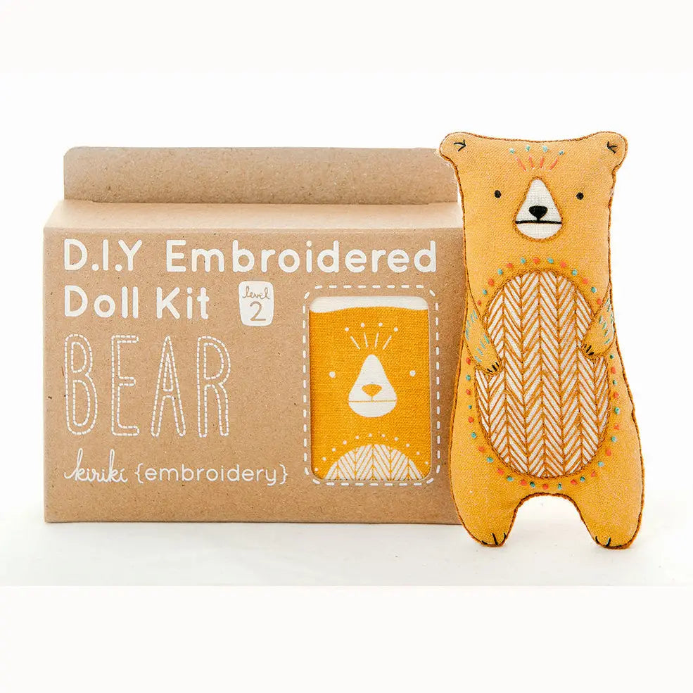 Kiriki Press Emboidered Doll Kits