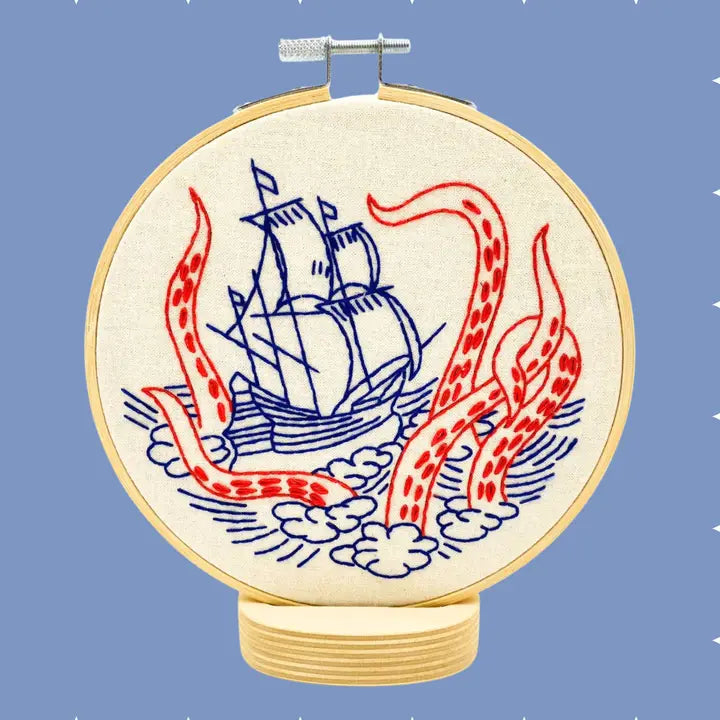 Hook, Line & Tinker Embroidery Kits