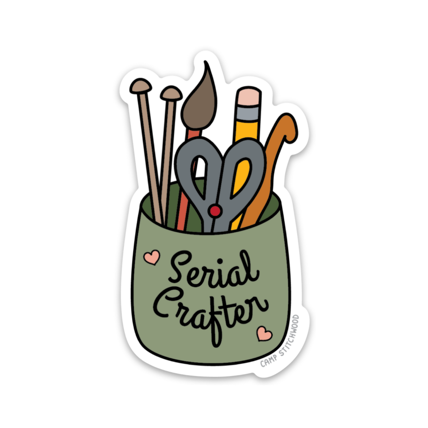 Serial Crafter Sticker