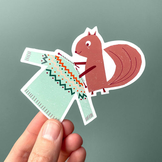 Squirrel Sticker