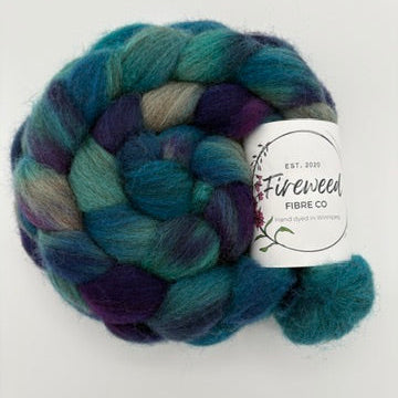 Fireweed Fibre Co – Oatmeal BFL Roving