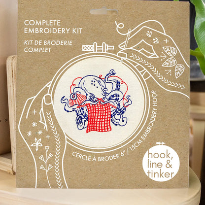 Hook, Line & Tinker Embroidery Kits