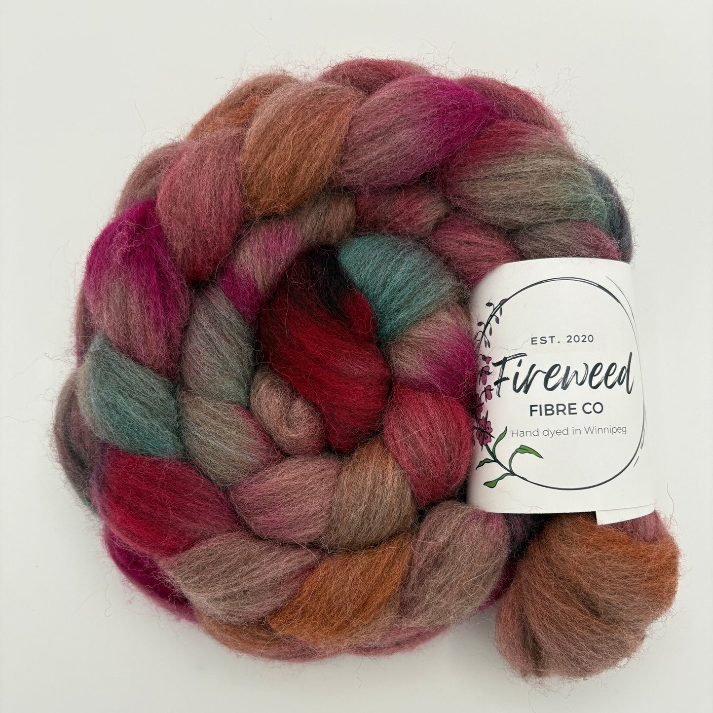 Fireweed Fibre Co – Oatmeal BFL Roving