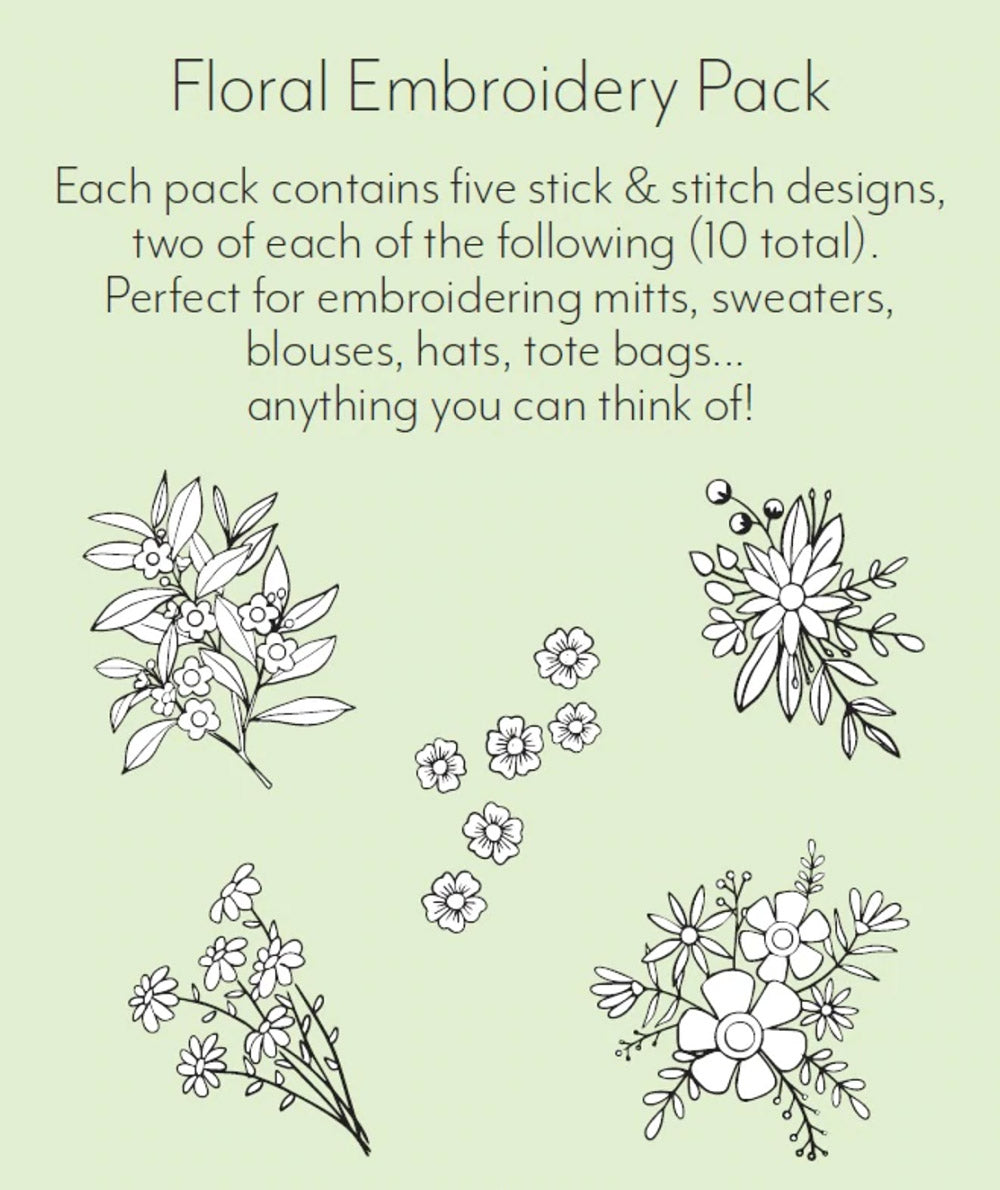 Knitted Bliss Stick & Stitch Embroidery Pack