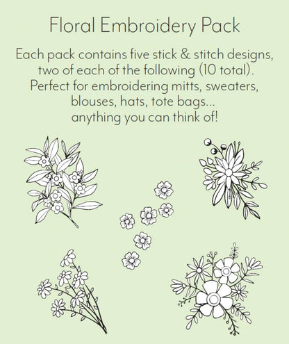 Knitted Bliss Stick & Stitch Embroidery Pack