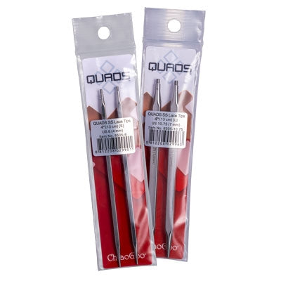 ChiaoGoo QUADS Stainless Steel Tips, 4"