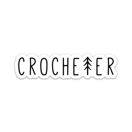 Crocheter Sticker