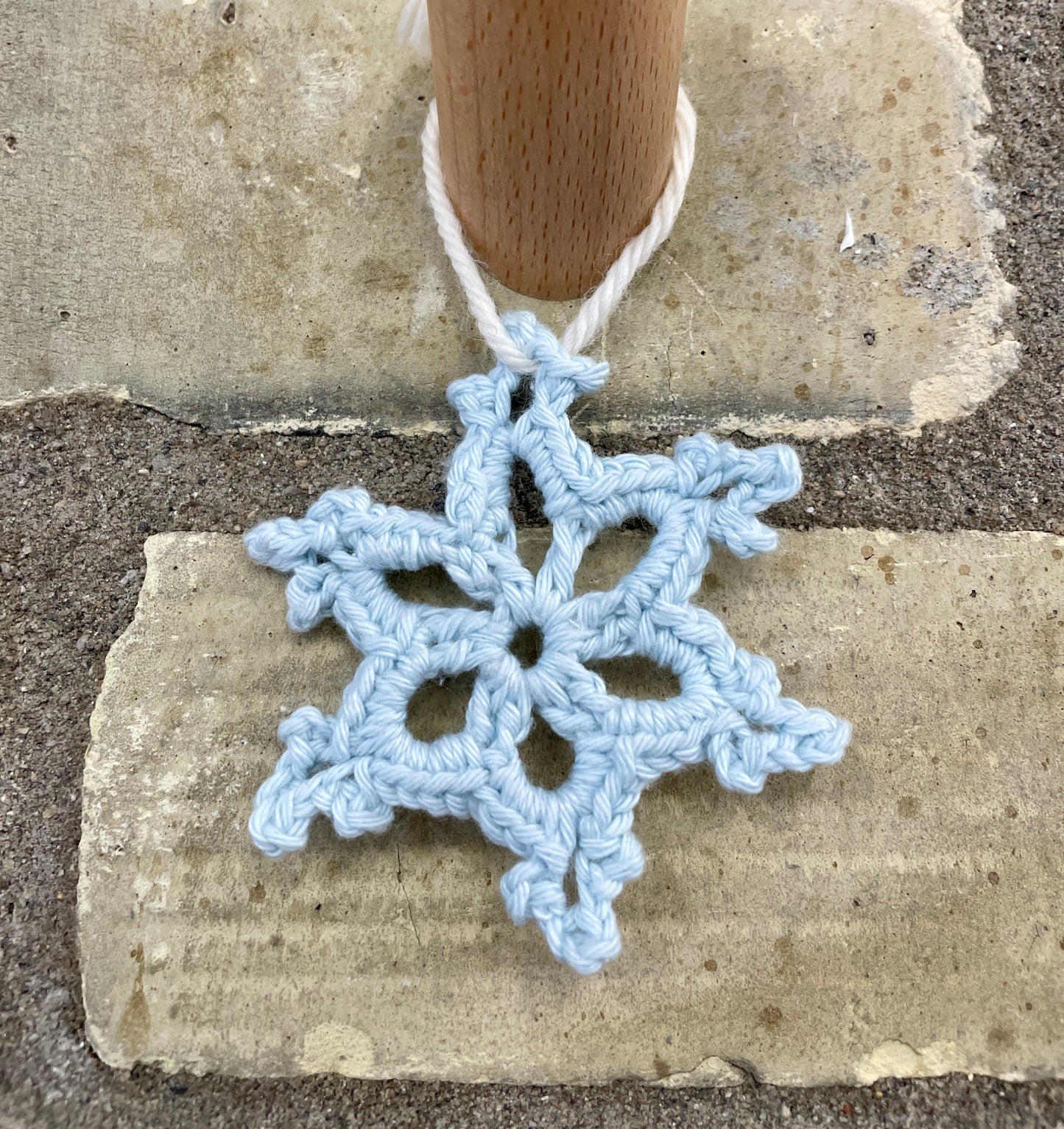 Crochet Snowflakes, with Claire