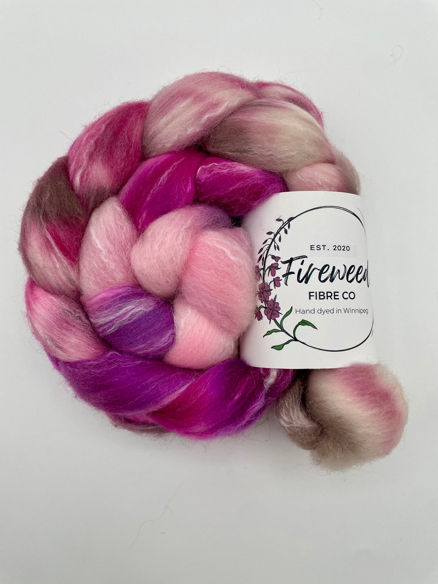 Fireweed Fibre Co – Targhee/Bamboo/Silk Roving