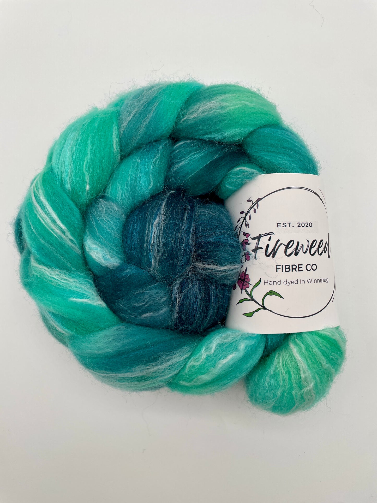 Fireweed Fibre Co – Targhee/Bamboo/Silk Roving