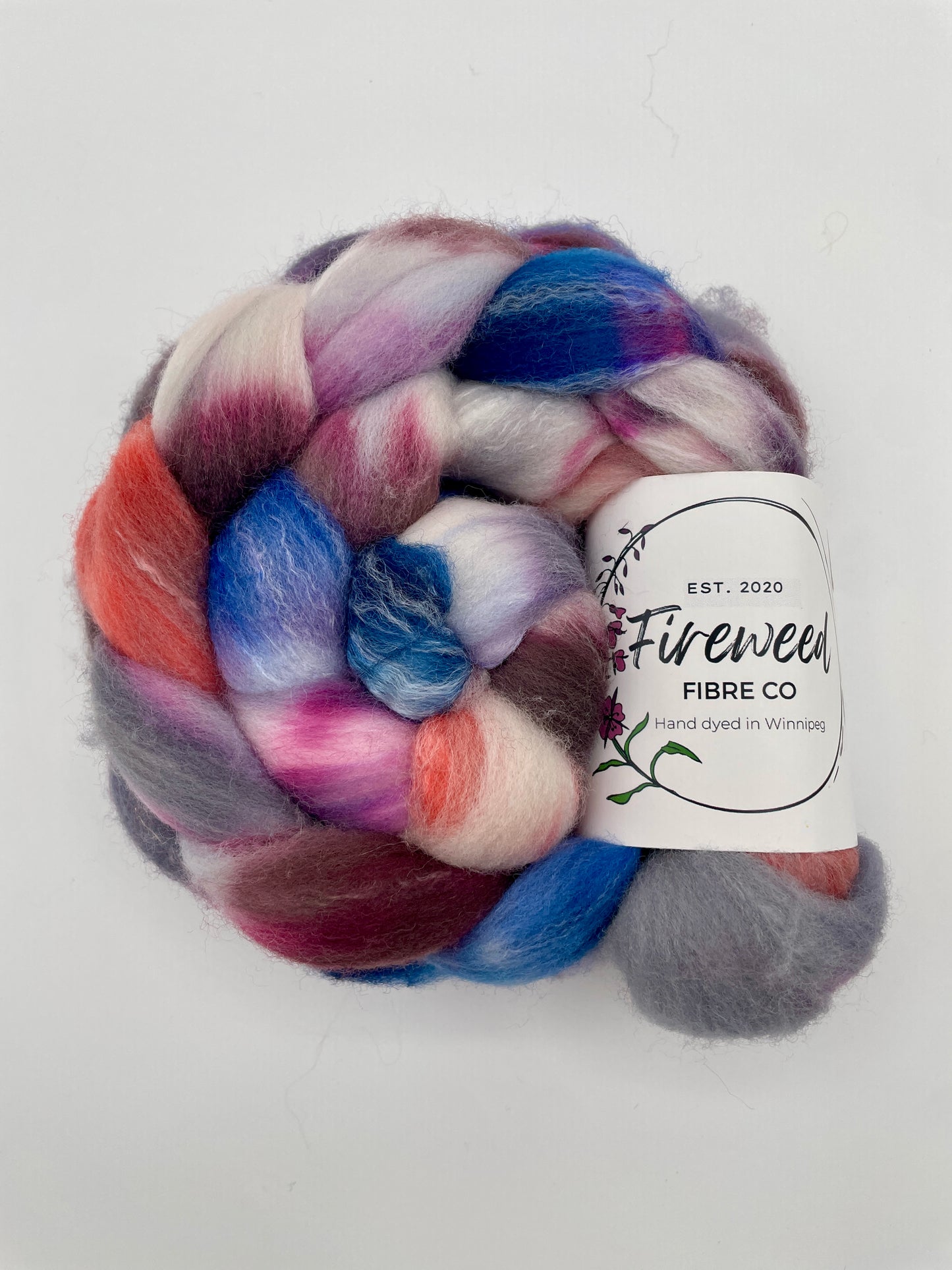 Fireweed Fibre Co – Targhee/Bamboo/Silk Roving