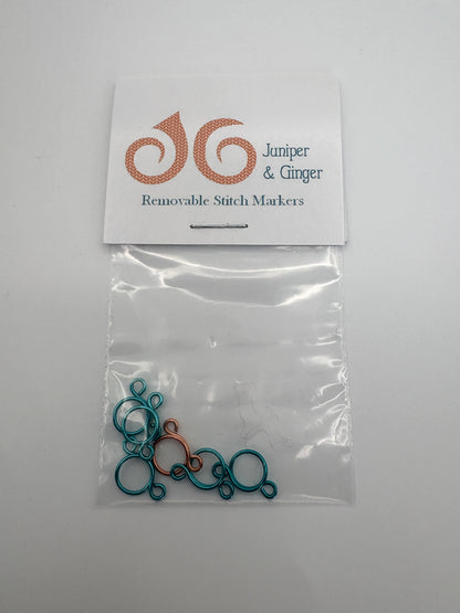 Juniper & Ginger – stitch markers