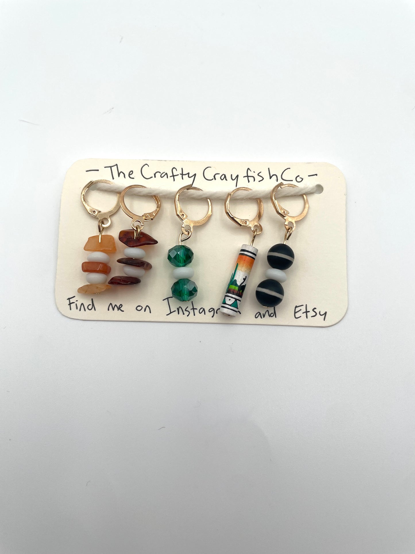 Crafty Crayfish – Stitch Markers