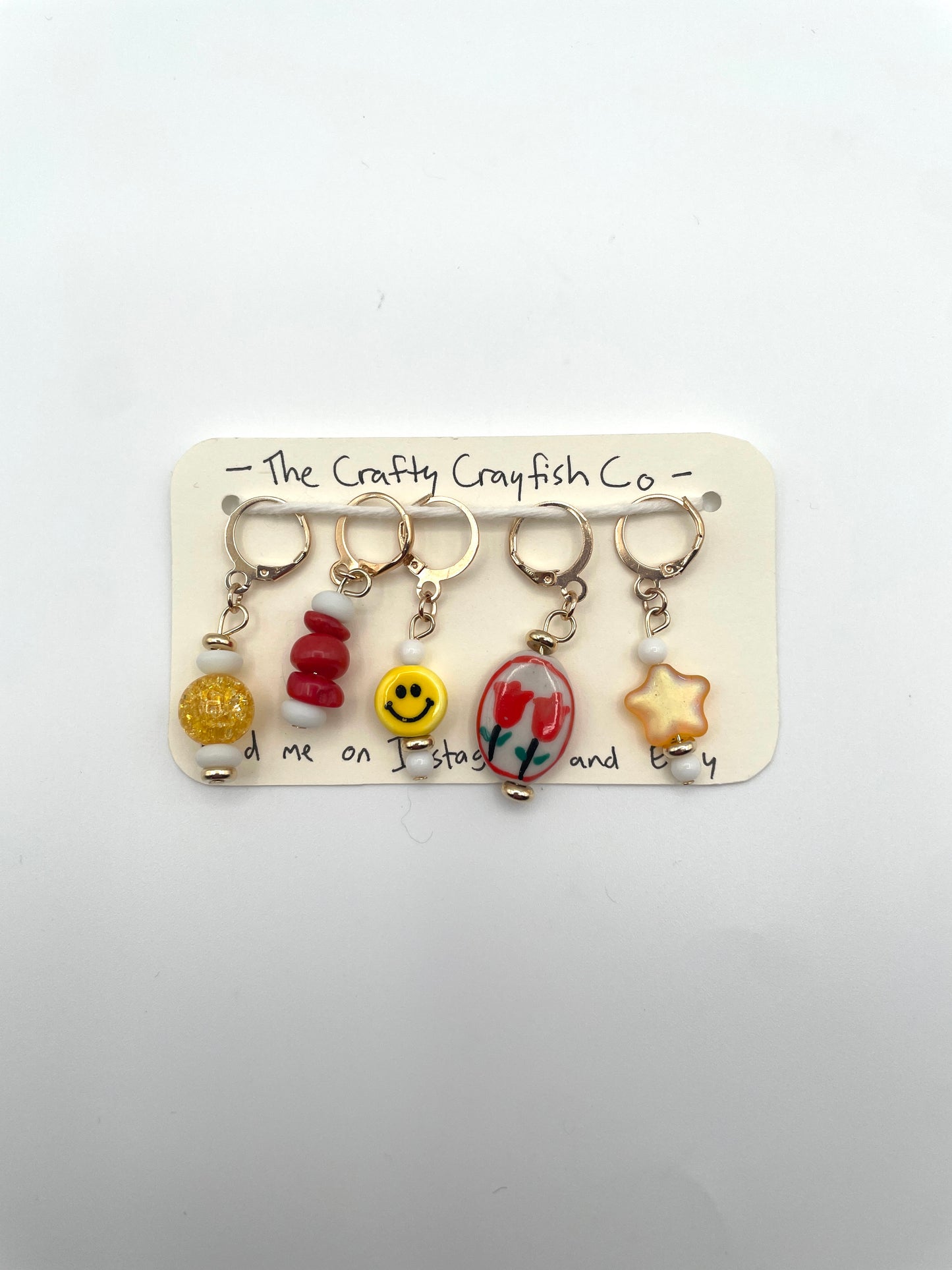 Crafty Crayfish – Stitch Markers