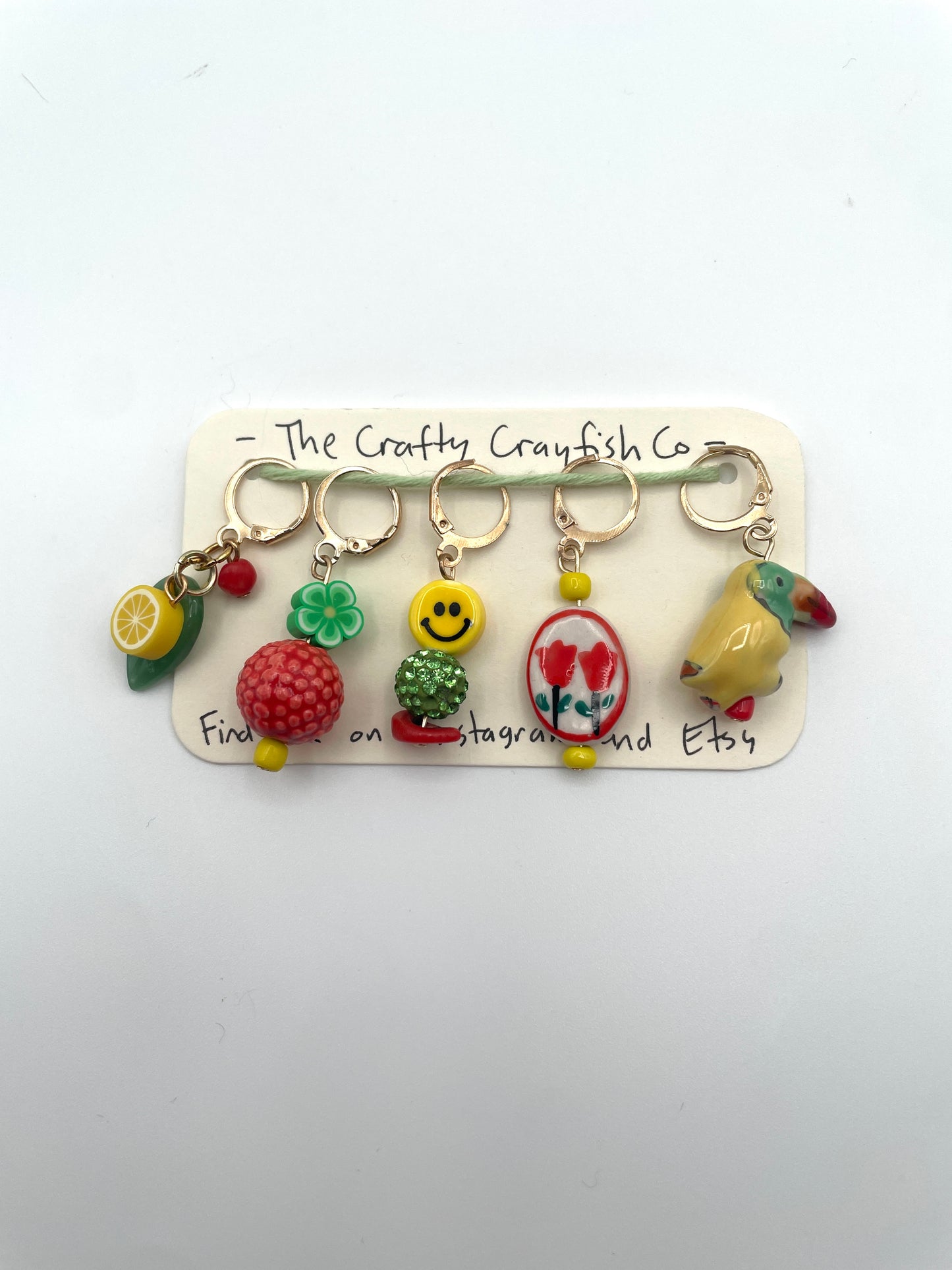 Crafty Crayfish – Stitch Markers