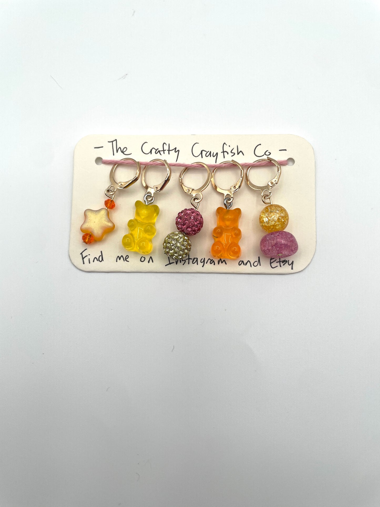 Crafty Crayfish – Stitch Markers