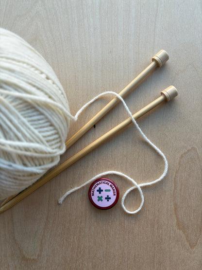 Knitting for the Mathematically Inclined: Basics 1 with Christine – September 28, 4:00