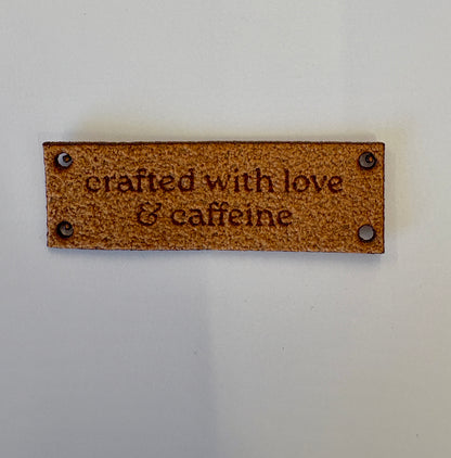Single Ultrasuede Label