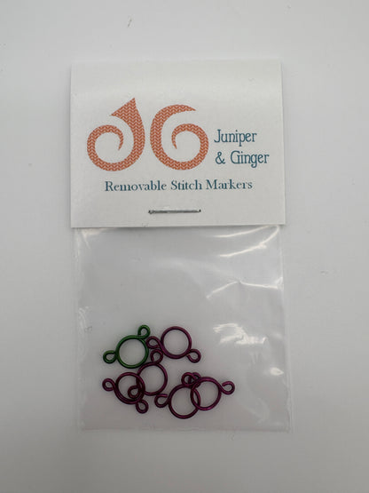 Juniper & Ginger – stitch markers