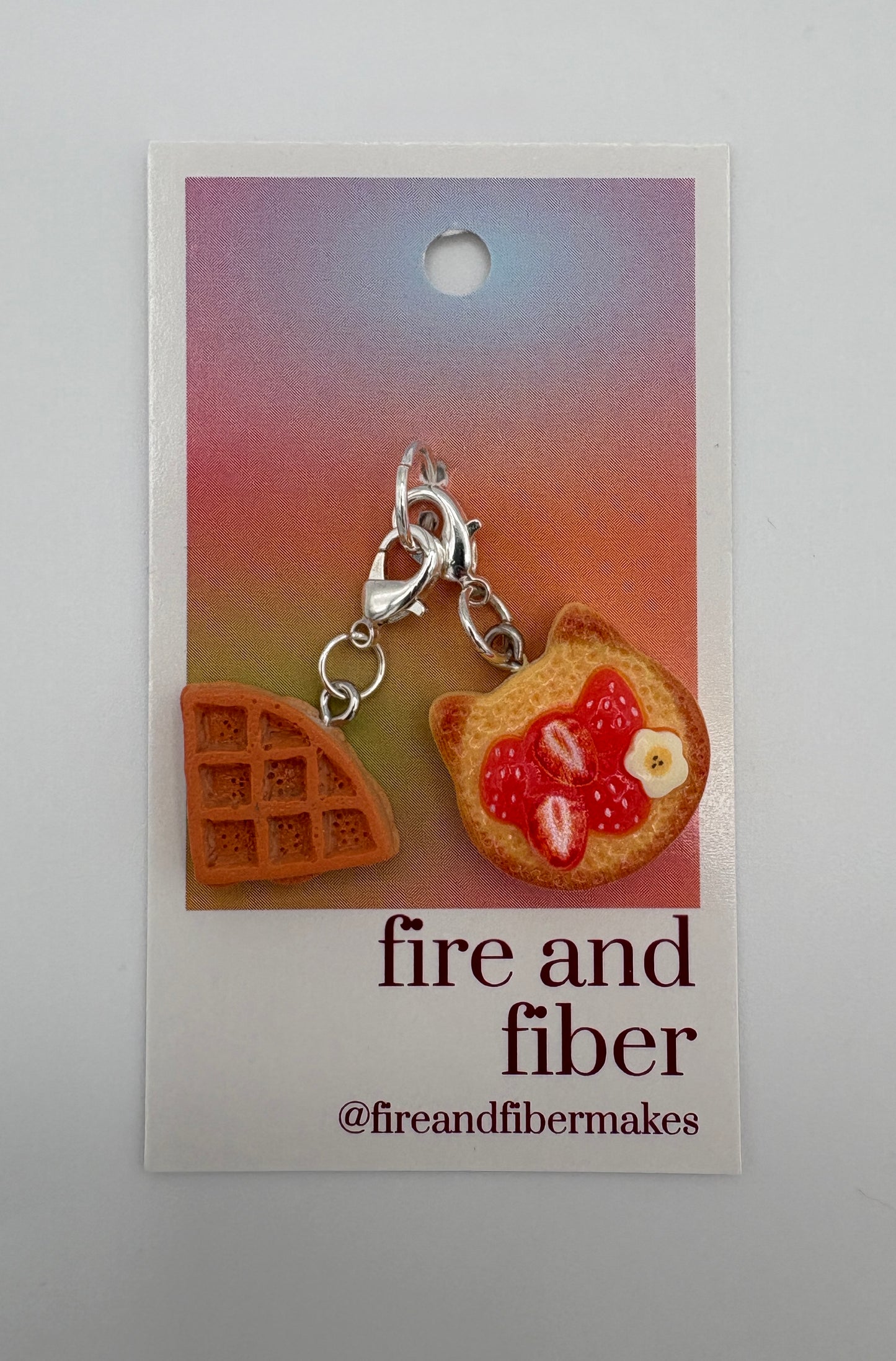 Fire and Fiber – Stitch Markers/Progress Keepers