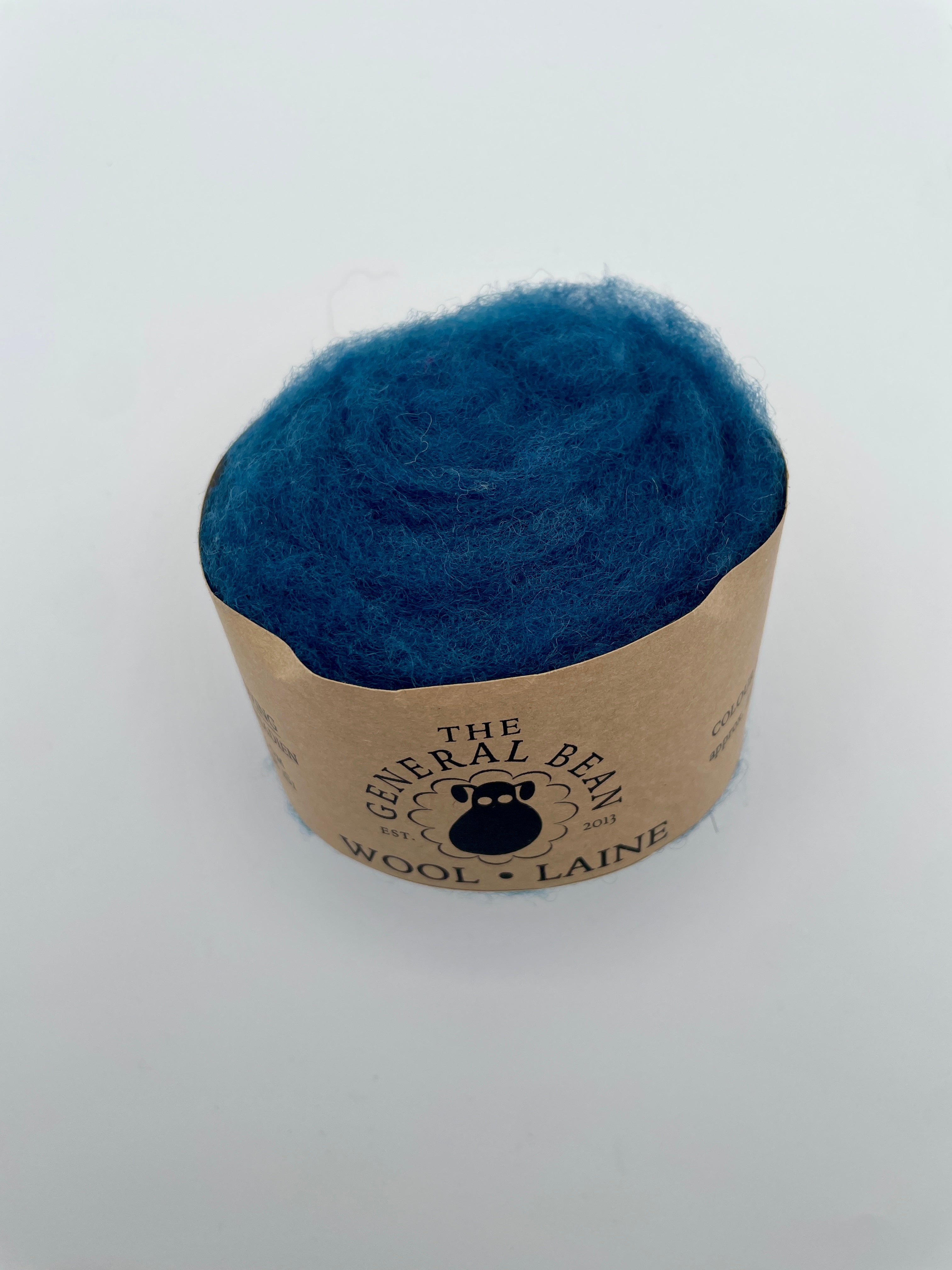 The General Bean – Canadian Wool Roving (for felting) – Flying Squirrel
