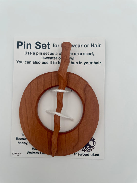 The Woodlot – Shawl pin set, large