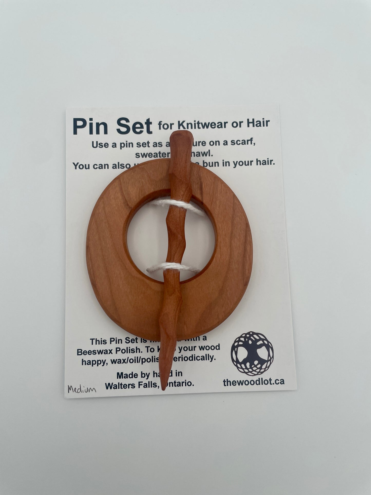 The Woodlot – Shawl pin set, medium