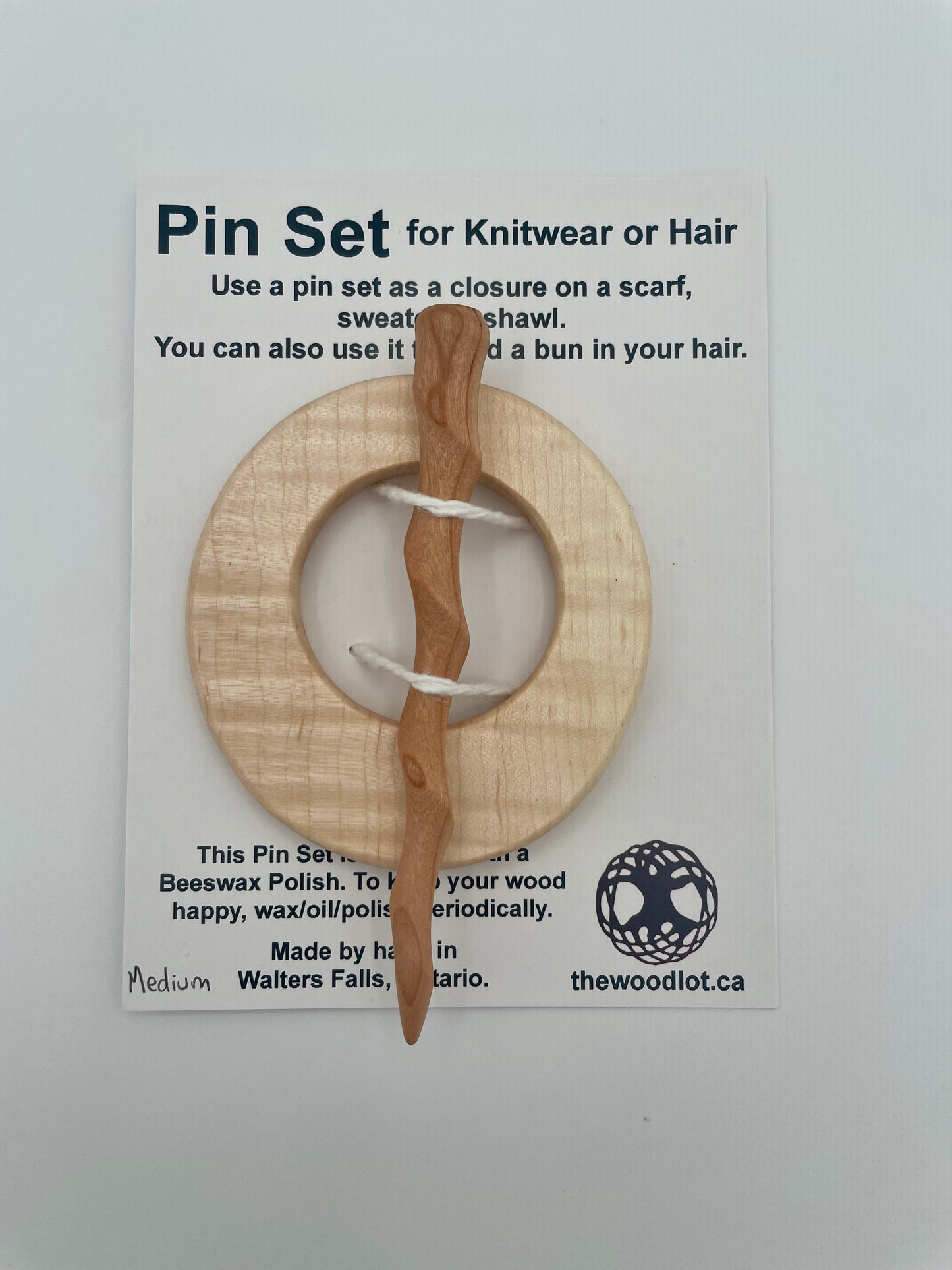 The Woodlot – Shawl pin set, medium