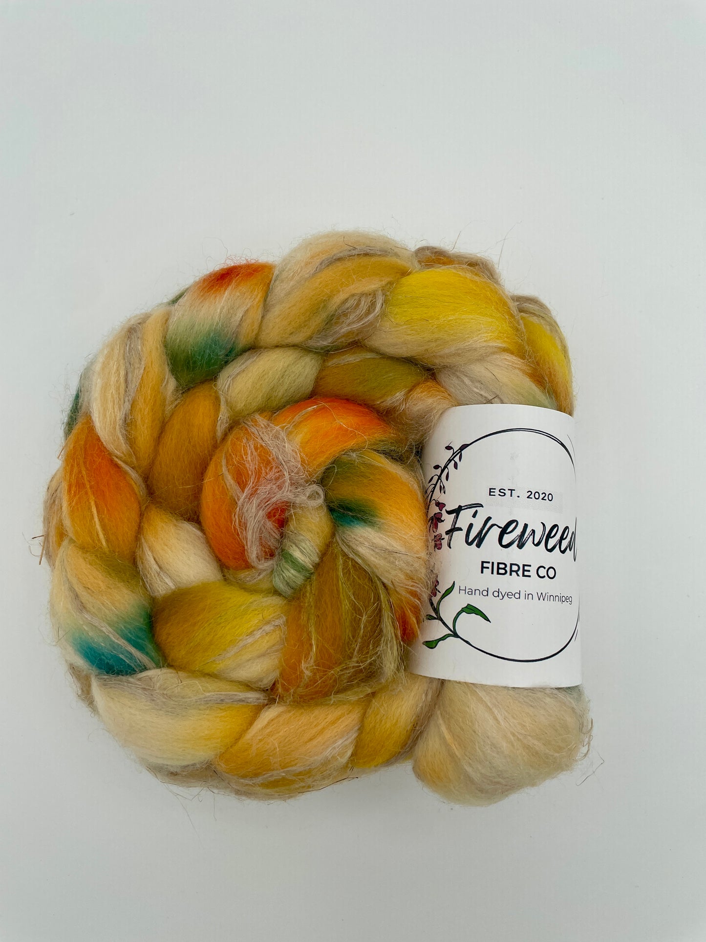 Fireweed Fibre Co – Merino/Flax/Silk Roving