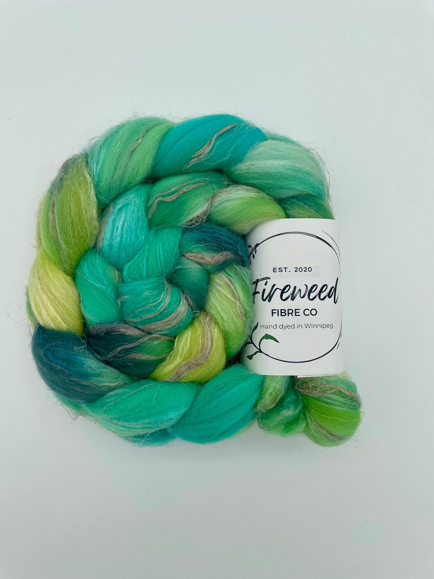 Fireweed Fibre Co – Merino/Flax/Silk Roving