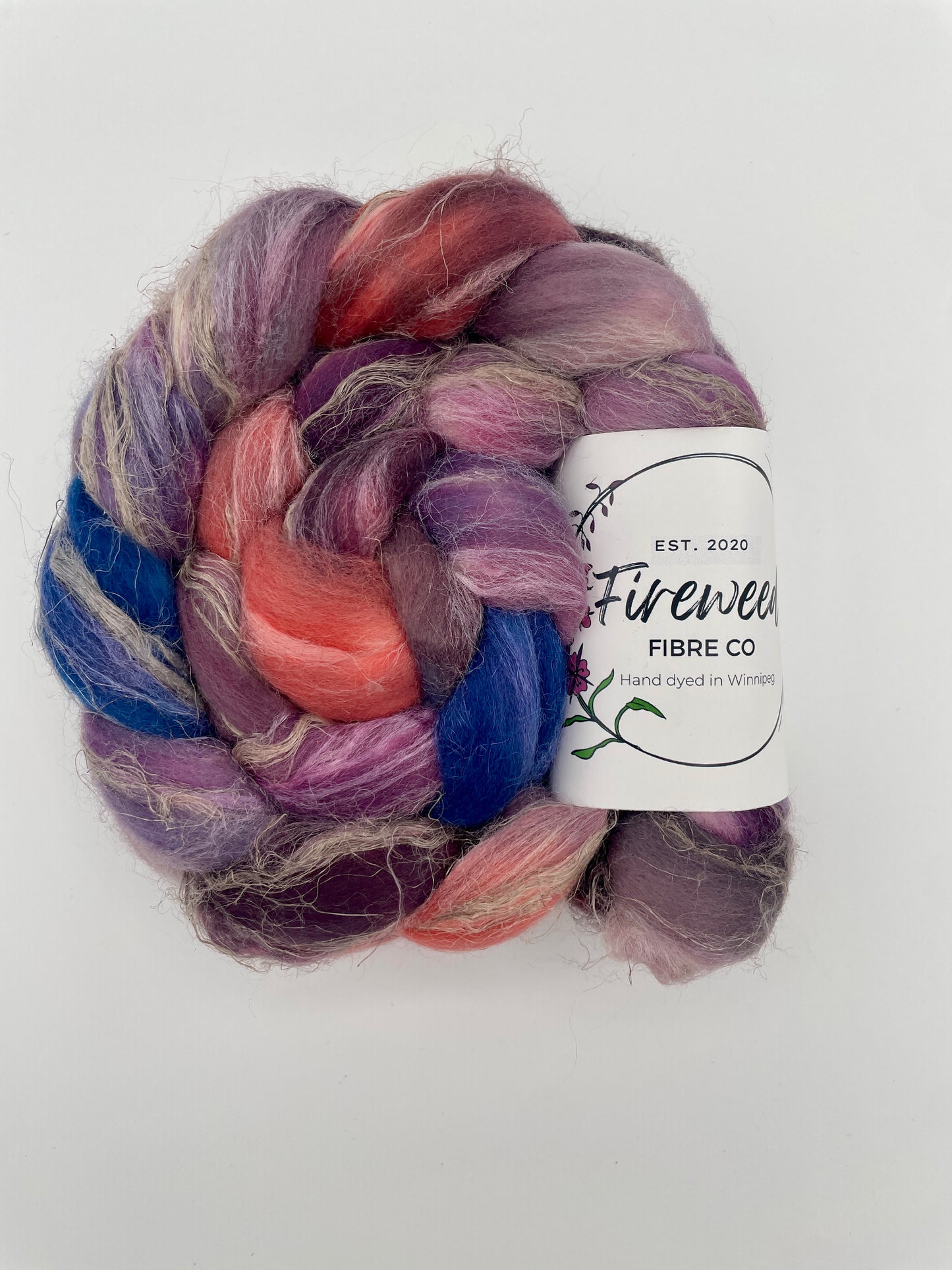 Fireweed Fibre Co – Merino/Flax/Silk Roving