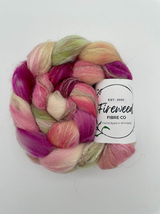 Fireweed Fibre Co – Merino/Flax/Silk Roving