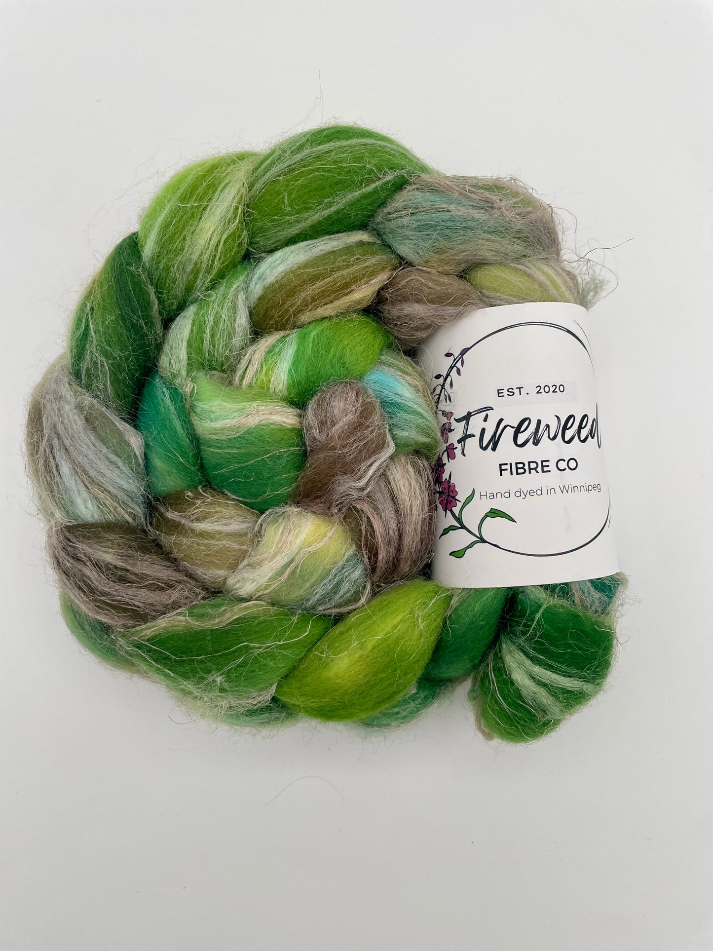 Fireweed Fibre Co – Merino/Flax/Silk Roving