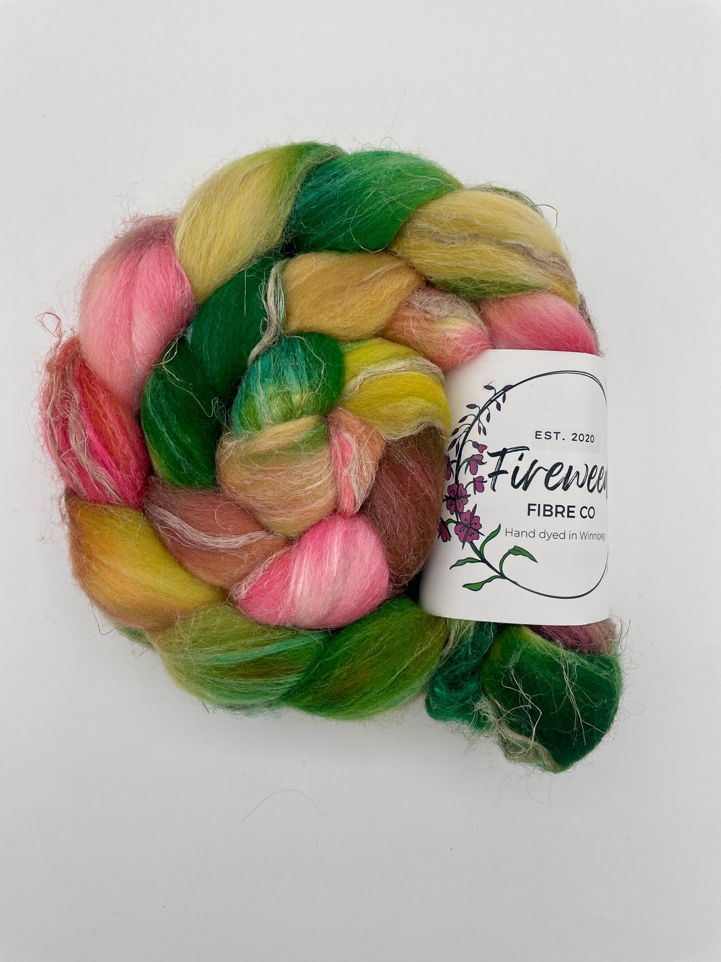 Fireweed Fibre Co – Merino/Flax/Silk Roving