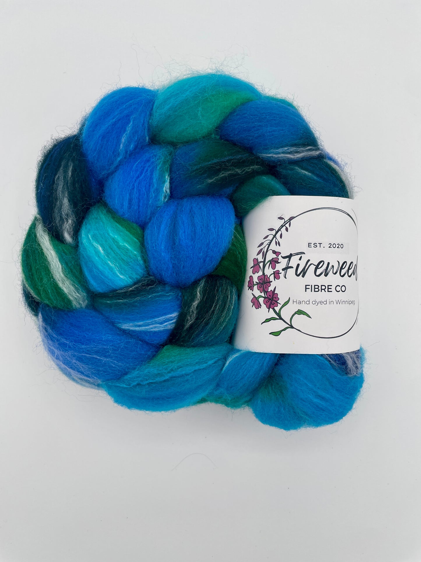 Fireweed Fibre Co – Targhee/Bamboo/Silk Roving