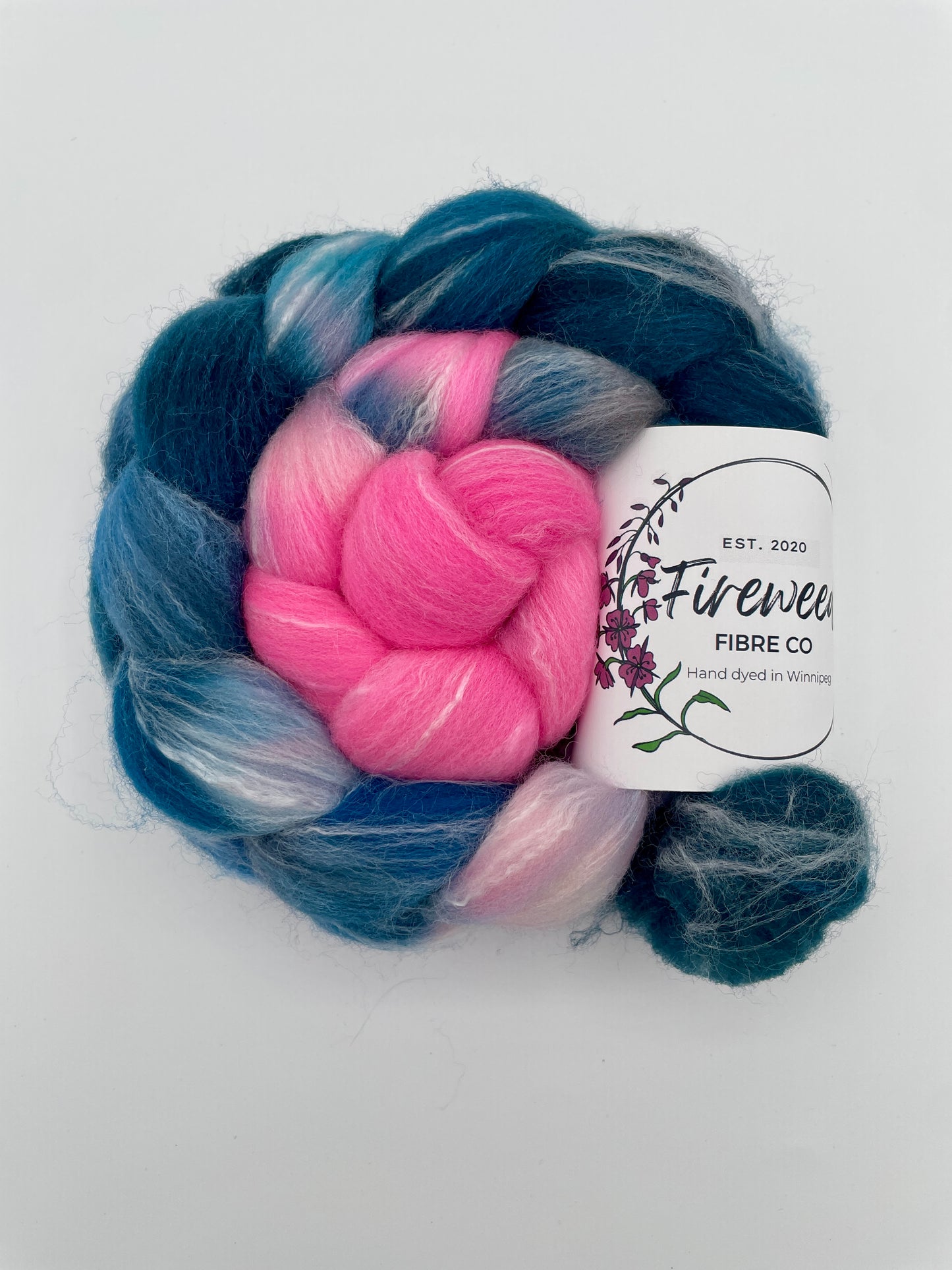 Fireweed Fibre Co – Targhee/Bamboo/Silk Roving